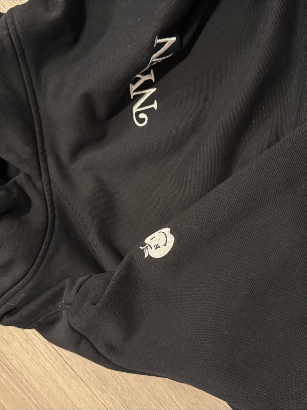 Black Graphic Hoodie Sweatshirt - New York or Nowhere - Picture 6 of 6